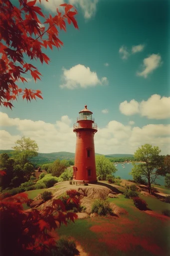 Saturated Analog Nostalgia style reference image — sun-drenched lighting