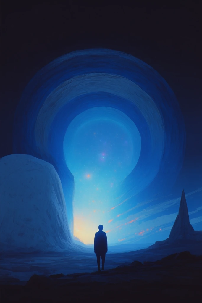 Bioluminescent Abyssal Resonance style AI image example 2