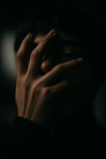 Cinematic Noir Realism style reference image — heavy film grain
