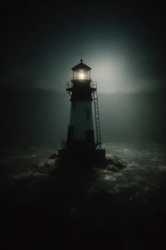 Cinematic Nocturnal Liminality style reference image — obscured silhouettes