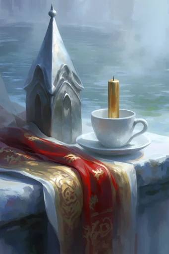 Grand Ethereal Fantasy style reference image — atmospheric perspective