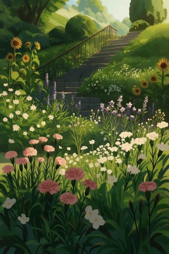 Whimsical Earthy Storytelling style reference image — folk art influence