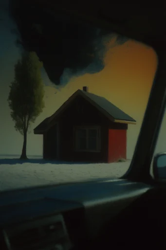 Cinematic Analog Narrative style AI image example 4