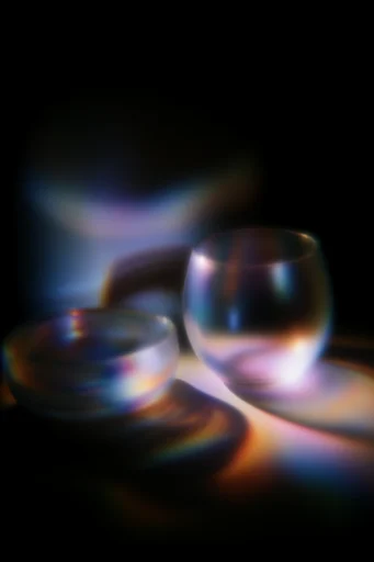 Ethereal Prismatic Luminance style reference image — prismatic light refraction