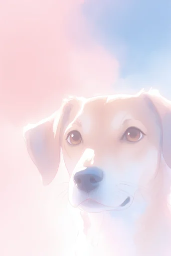 Ethereal Pastel Melancholia style reference image — diffused iridescent glow