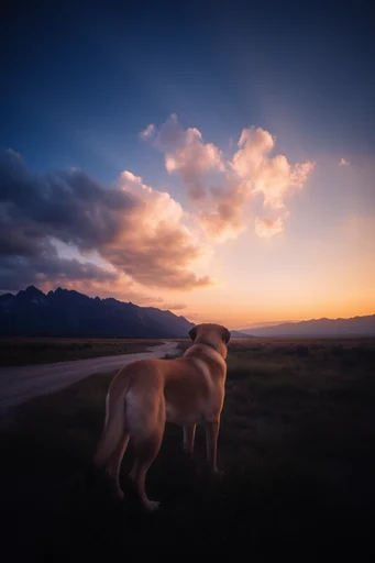 Luminous Twilight Dreamscapes style reference image — sublime skyscape