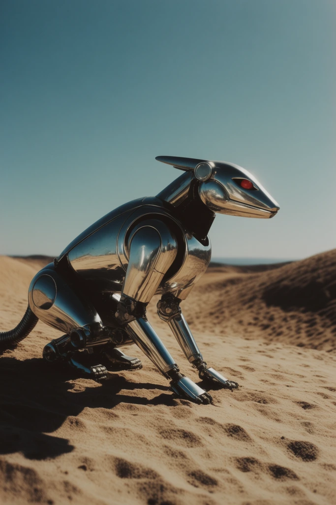 Gilded Desert Surrealism style AI image example 3
