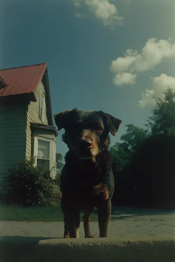 Cinematic Analog Melancholy style reference image — diffused natural light