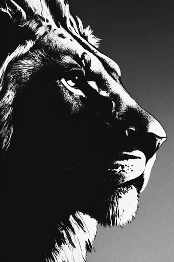 Gritty Chiaroscuro Noir style AI image example 3