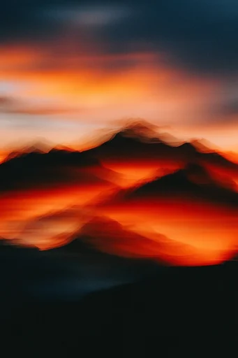 Ethereal Kinetic Nocturne style reference image — intentional camera movement