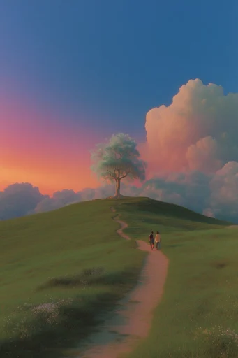 Ethereal Pastel Surrealism style reference image — pastel color palette