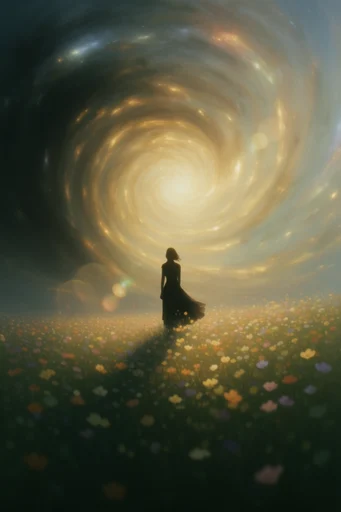 Ethereal Celestial Dreamscapes style reference image — bioluminescent glow