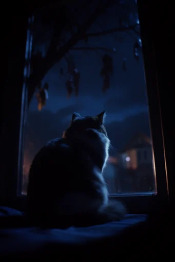 Cinematic Gothic Nocturne style reference image — shallow depth of field
