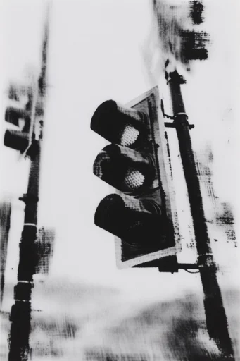 Gritty Noir Photocollage style reference image — photocopy texture