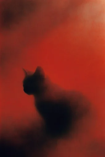 Crimson Spectral Noir style reference image — dark surrealism