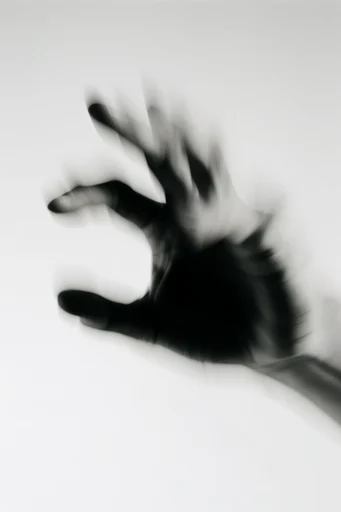 Kinetic Ghost Minimalism style reference image — ghostly silhouette