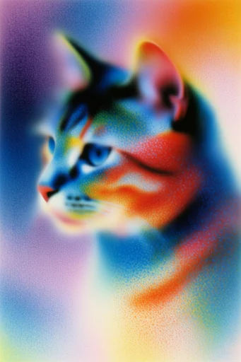 Chromatic Thermal Dreamscape style reference image — diffuse light blooms