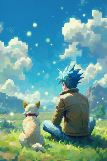 Surreal Pastoral Dreamscapes style reference image — painterly cumulus clouds
