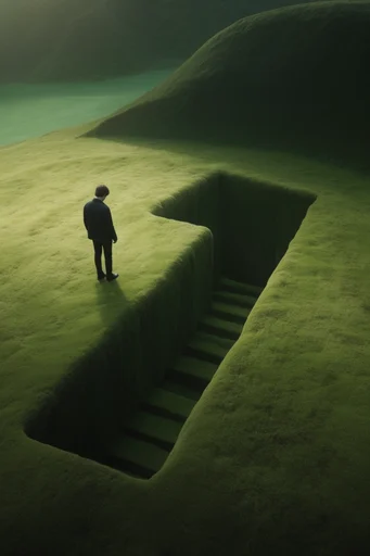 Velvet Moss Surrealism moodboard — generate AI images in this style