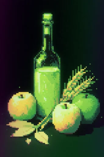 Neon Retro Pixel-Cosmos style reference image — dithering