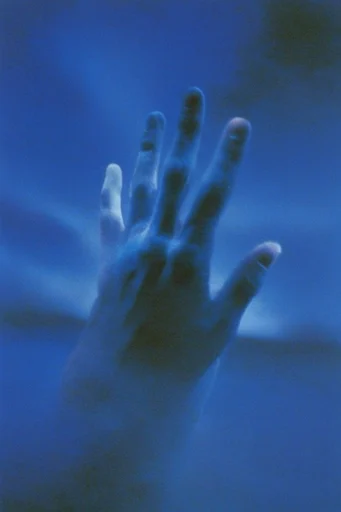 Nocturnal Azure Haze style reference image — volumetric lighting
