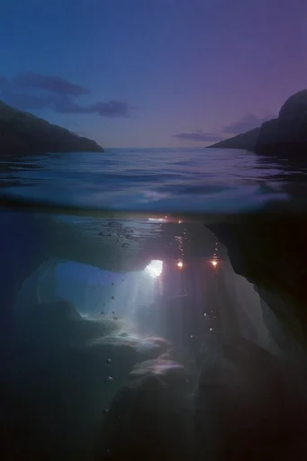 Luminous Twilight Liminality style AI image example 2