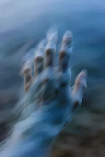 Ethereal Blue Motion style reference image — ethereal motion blur
