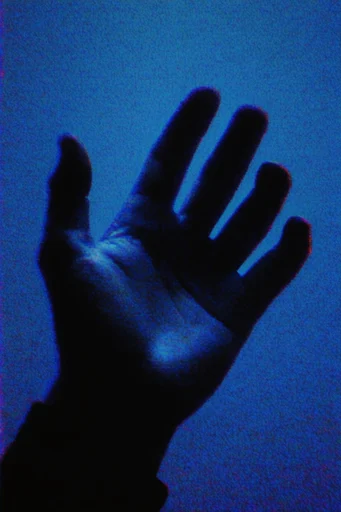 Nocturnal Cobalt Liminality style reference image — cobalt blue chiaroscuro