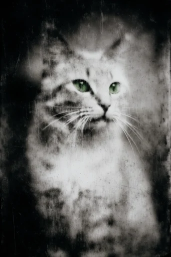 Decayed Spectral Gothic style reference image — chemical staining