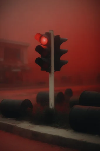 Cinematic Crimson Noir style reference image — noir lighting
