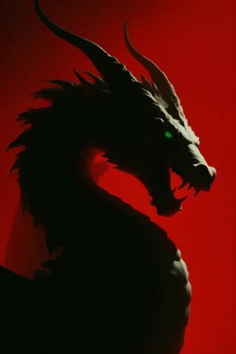 Cinematic Crimson Noir style reference image — avant-garde fashion aesthetic