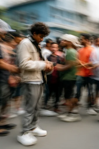 Dynamic Velocity Blur style reference image — motion blur