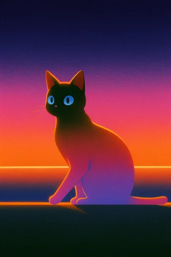 Ethereal Neon Twilight style reference image — dreamy atmospheric haze