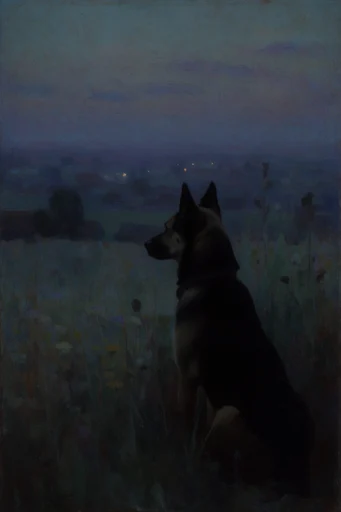 Atmospheric Gothic Nocturnes style reference image — painterly texture