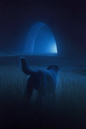 Monolithic Cosmic Void style AI image example 3
