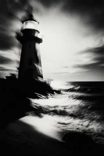 Spectral Kinetic Noir style reference image — spectral silhouettes