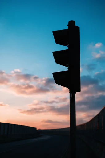 Cinematic Neo-Noir Liminality style reference image — solitary silhouette