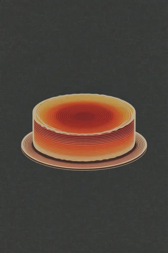 Amber Noir Linearism style reference image — surreal geometric forms