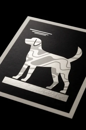 Monochromatic Avant-Garde Noir style reference image — tactile dark background