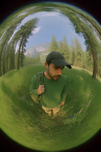 Saturated Spherical Nostalgia moodboard — generate AI images in this style