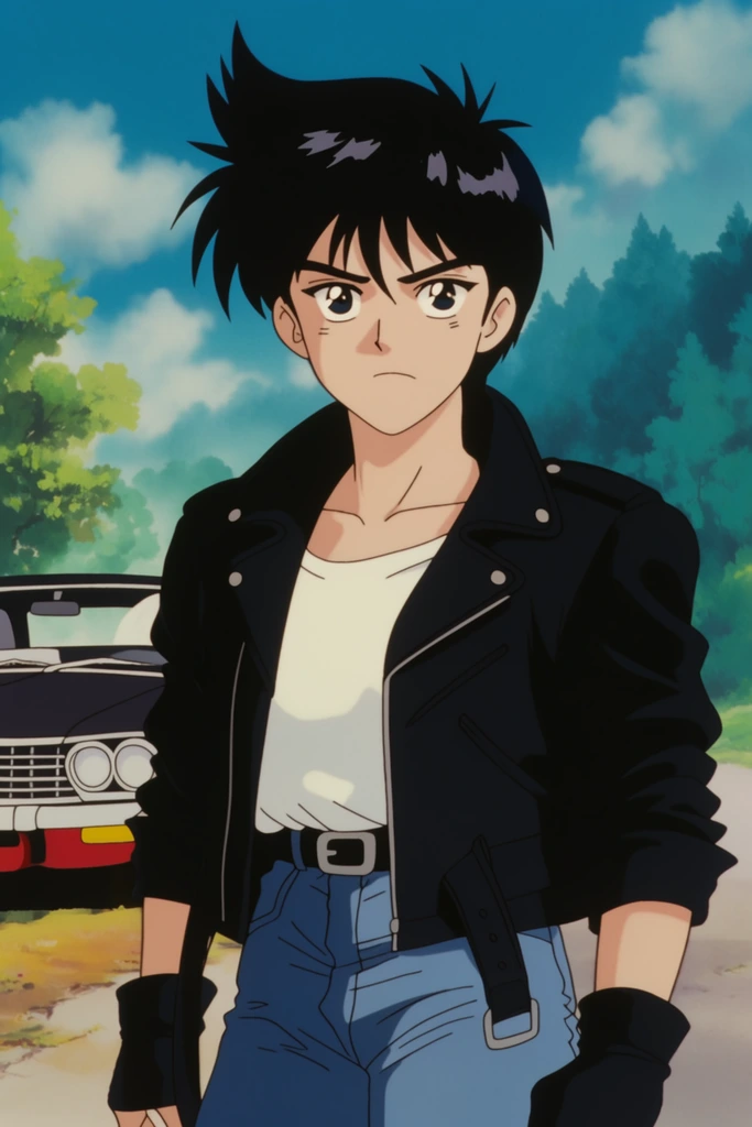 Classic Cel Animation style AI image example 1