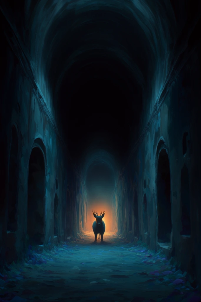 Chiaroscuro Nocturnal Fantasy style AI image example 3