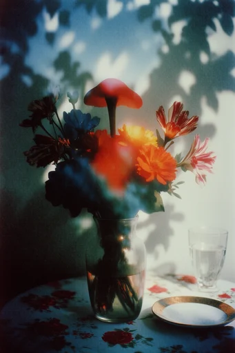 Ethereal Analog Dreamscape style reference image — surreal nature blend