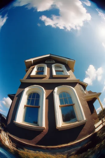 Dynamic Fisheye Streetwear style AI image example 4