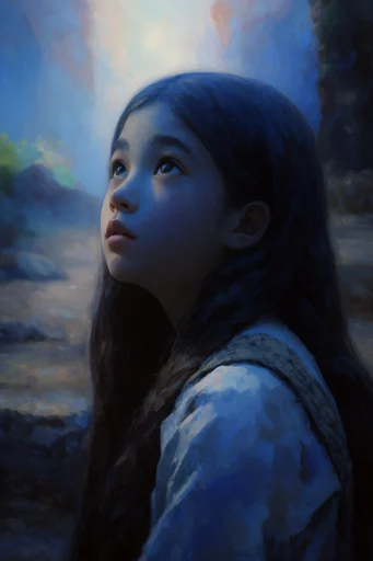 Luminous Nocturnal Dreamscapes style reference image — starlit nocturnal dreamscape