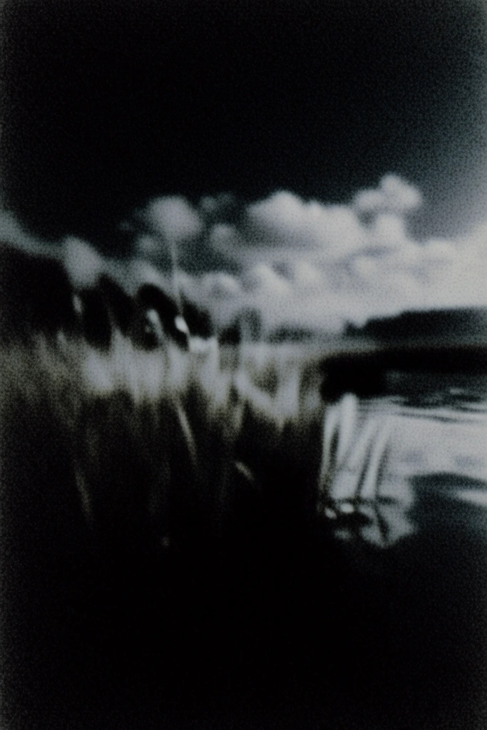 Gritty Monochromatic Noir style AI image example 2