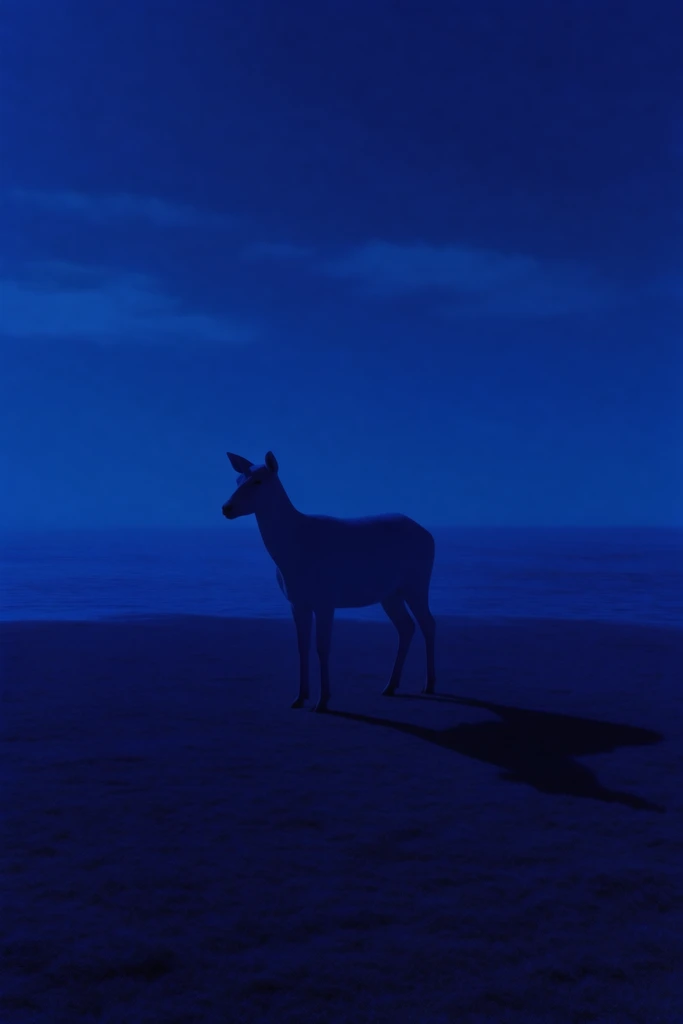 Monochromatic Glacial Minimalism style AI image example 3