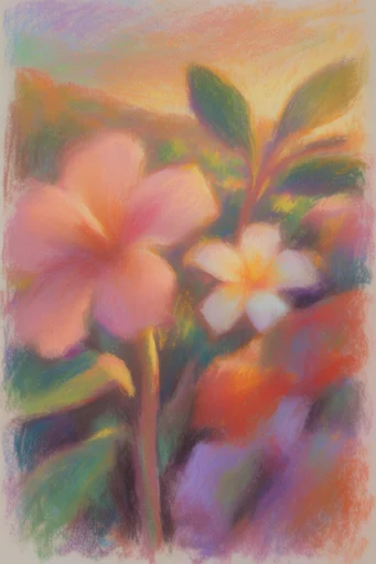Textured Fauvist Impressionism style reference image — dreamy atmospheric light