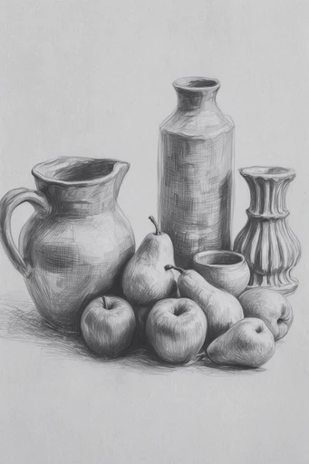 Academic Chiaroscuro Realism style reference image — chiaroscuro lighting
