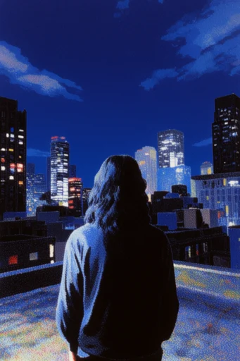 Ethereal Neon Noir moodboard — generate AI images in this style